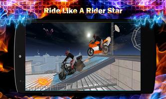Rooftop Motorbike Stunts 3D screenshot 2