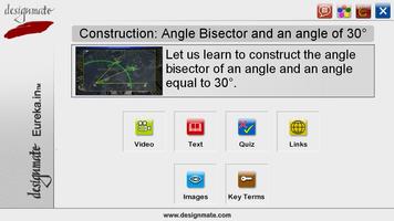 Construction: Angle Bisector Affiche