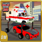 Elevated Ambulance Driving 3D ícone