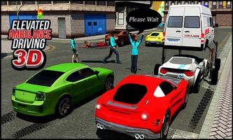 Elevated Ambulance Driving 3D Cartaz