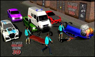 Elevated Ambulance Driving 3D imagem de tela 1