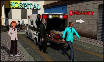 Elevated Ambulance Driving 3D imagem de tela 2