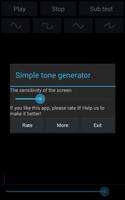 Simple tone generator ảnh chụp màn hình 2