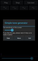 Simple tone generator Ekran Görüntüsü 2