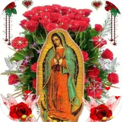 Virgen De Guadalupe Rosas Fondo Animado APK Herunterladen