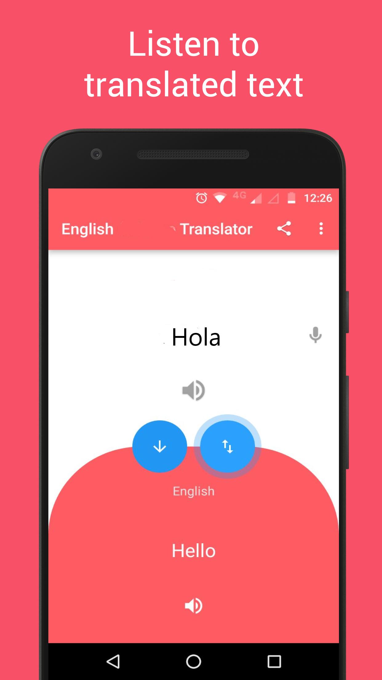 speech to text translator app