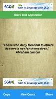 Abraham Lincoln Motivational Quotes capture d'écran 3