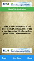 Abraham Lincoln Motivational Quotes capture d'écran 2