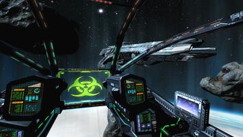 VR Space Cockpit Affiche