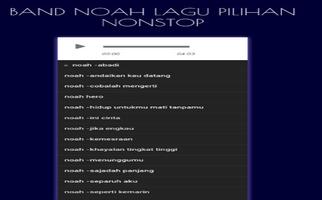 برنامه‌نما Lagu Noah Band pilihan Non stop MP3 عکس از صفحه