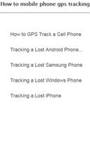 How to mobile gps tracking تصوير الشاشة 1