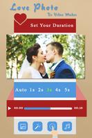 Love Photo to Video Maker capture d'écran 2