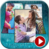 Rain Photo Video Maker ikona