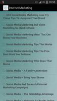 برنامه‌نما Internet Marketing عکس از صفحه