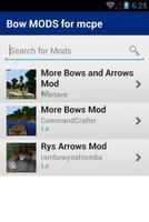 Bow MODS for mcpe capture d'écran 1