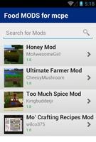 Food MODS for mcpe capture d'écran 1