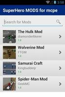 SuperHero MODS for mcpe screenshot 1