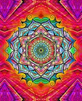 Mandala Coloring Cartaz