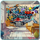 Teenage Graffiti Bedroom آئیکن