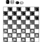 Draughts game Zeichen