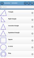 Geometry – calculator poster