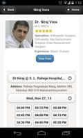 Dr Niraj Vora Appointments screenshot 1