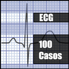 ECG 100 casos prácticos アイコン