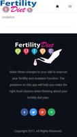 Fertility Diet Guide تصوير الشاشة 3