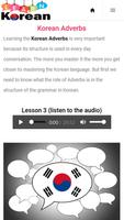 Learn Korean capture d'écran 1