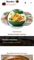 Recettes Africaines captura de pantalla 1