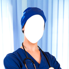 médecin montage photo icône