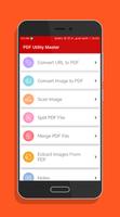 PDF Utility: Converter , Scanner , Split / Merge Affiche