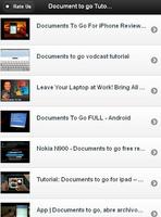 Documents To Go Tutorials Affiche