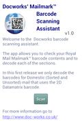 Mailmark Barcode Scan App постер