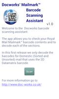 Mailmark Barcode Scan App скриншот 2