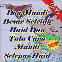 Poster Doa Mandi Besar Setelah Haid