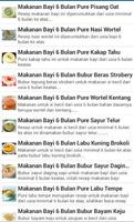 Resep Makanan Bayi Terbaru capture d'écran 2
