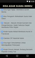 برنامه‌نما kumpulan Doa Dan Amalan Agar Suara Merdu عکس از صفحه