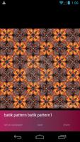 Batik Pattern Wallpapers capture d'écran 2