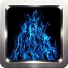 Blue Fire Wallpapers ไอคอน