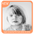 Easy Drawing Portrait Step by Step आइकन