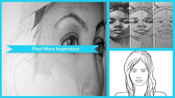 Easy Drawing Portrait Step by Step स्क्रीनशॉट 1