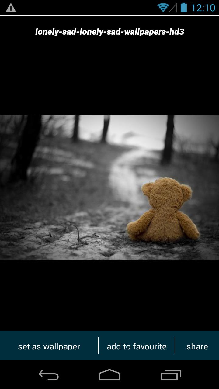Lonely sad