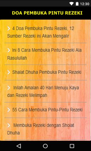 Doa Pembuka Pintu Rezeki For Android Apk Download