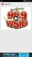Real Country 96.9 WSIG Mobile Plakat
