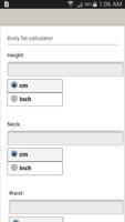 BMI / BMR / Body Fat Calculato スクリーンショット 2