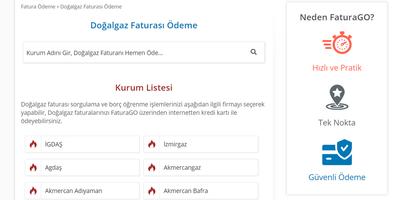 Doğalgaz Faturası Ödeme capture d'écran 2