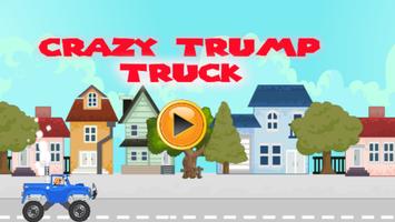 Crazy Trump  Truck الملصق