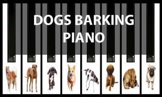 Dogs barking piano Affiche
