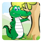 Crocodile Jungle Run آئیکن